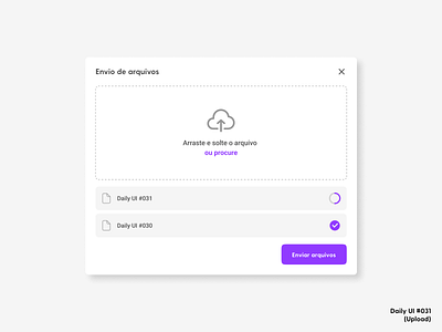 Daily UI #031 (Upload) daily ui design ui upload