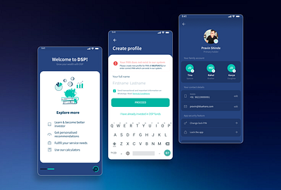 Case Study: User Onboarding Screen casestudy crypto design finance fintech insurance interaction design loan loans mutual funds prototype ui ux ux research