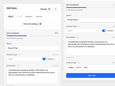 Settings panel cards clean components design details figma interface kit minimal panel product product design saas settings ui ui design ui kit ux ux design web