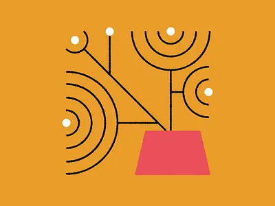 ¿Broken Flower? abstract design flower geometry icon illustration line minimal