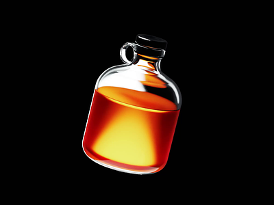 Loaded 3d 3d animation animated animation blender blender3d bottle illustration