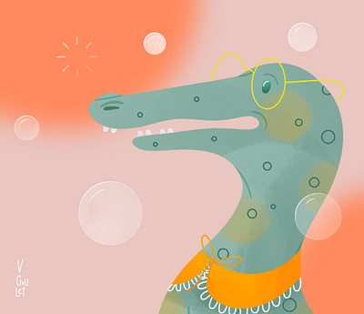 Madame Crocodile animal childrens book childrens book illustration childrens illustration crocodile design digital digital art digital illustration illustration