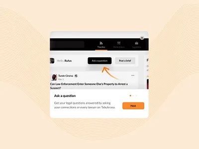 Onboarding modal clean design design product ui ux web