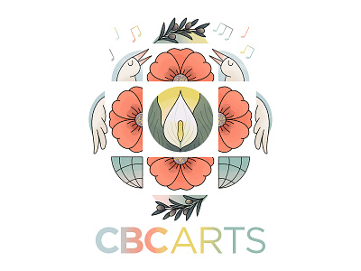 CBC Arts Featured Canadian Artist cbc cbc arts design digital digital art graphic design illustration logo