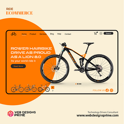 Ride Ecommerce appdeveloper appdevelopment designideas digital ecommerce ride uidesign uxdesign web webdesign webdesignsprime websitedesign