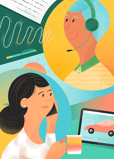 Life Lessons from Reader’s Digest design digital digital art editorial editorial illustration illustration magazine magazine illustration
