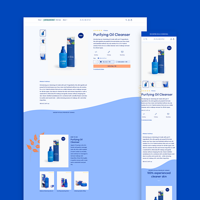 Aavrani - Product Page design ui ui design ui ux uidesign uiux user experience user interface ux ux design uxdesign web web design website