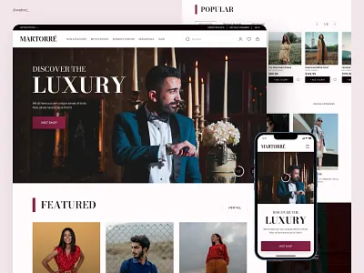 High-End Fashion Label for True Ladies and Gentlemen apparel brand cloth design dress fashion gentlemen ladies line luxury pants shirt style suit trend tuxedo ui ux webdesign website