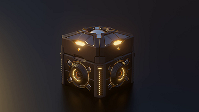 Overwatch Lootbox 3d blender game lootbox overwatch