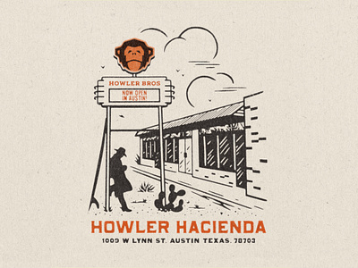 Howler Hacienda apparel austin howler bros howler brothers illustration store texas texture typography