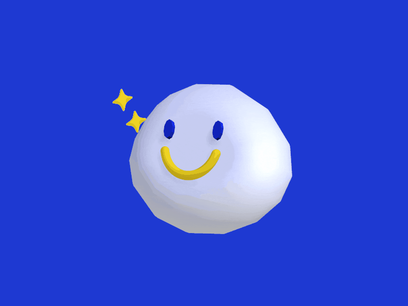 Smiley mochi ✨ 3d animation