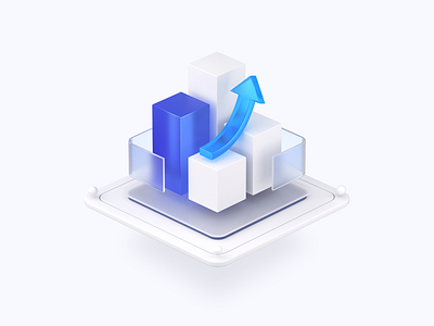 Data 3D icon 3d graphic design icon ui