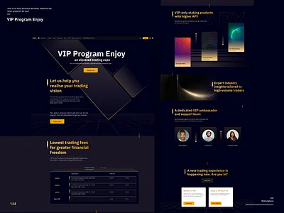 VIP Program Enjoy ui