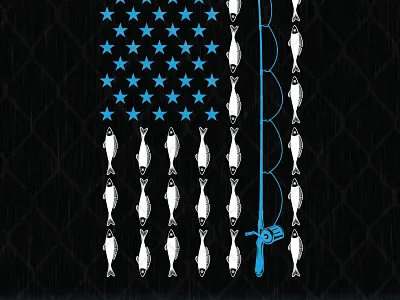 Fishing American Flag 4th Of July 4th of july american fishing flag