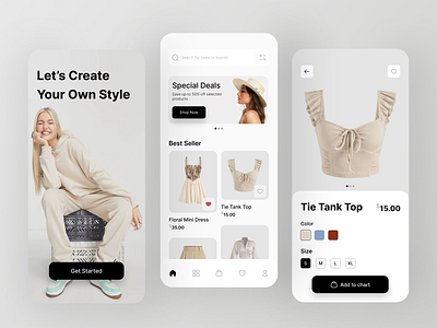 E-commerce Clothing App Exploration app clothes clothing app design e commerce e commerce app fashion fashion app fashion brand mobile mobile app mobile design mobile ui shopping app ui ui design ux