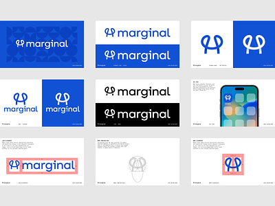 Final Marginal Logo Guidelines abstract app branding clearspace flat guidelines icon logo logo design logomark mark modern pattern saas teambuilding tech wordmark