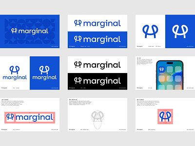 Final Marginal Logo Guidelines abstract app branding clearspace flat guidelines icon logo logo design logomark mark modern pattern saas teambuilding tech wordmark