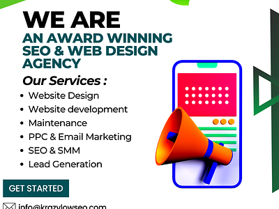 Award Winning Agency branding business dataentry krazylowseo leadgeneration webdesign webdevelopment