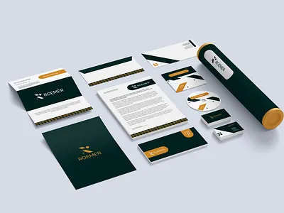 Modern R Letter | Real Estate | Roemer - Logo Design brand identity design branding branding identity consultancy consulting design graphic design house illustration letter r logo logo design modern r r letter logo r logo real estate real estate branding real estate company vector