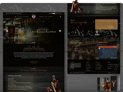 Annapurna Beverages Pty. Ltd. (Melbourne, Australia) alcoholwebsitedesign beveragehomepage landingpage uiforwhisky webdesignforalcohol webdesignforwhiskybrand