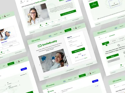 Dental Web UI Design app design dashboard design dental app landing page medical app design mobile app ui ui design uiux uiux design ux ux design web design