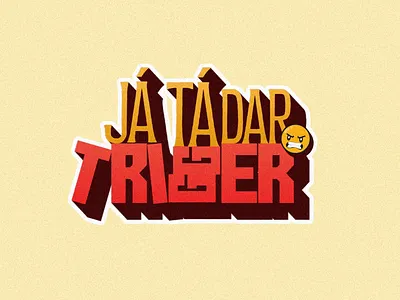 "Já Tá Dar Trigger" 2d 2d text 3d after effects animation kinetic typography loop motion design motion graphics type animation typography