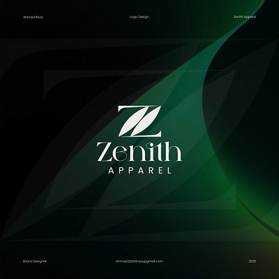 Zenith Apparel - Logo & Brand Design brand design branding graphic design logo minimal design modern logo