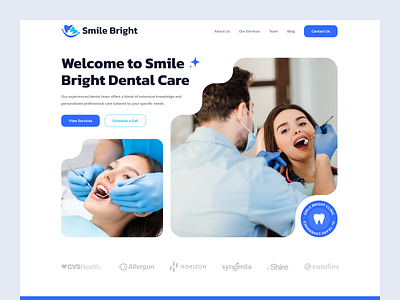 Dental Clinic Website clinic dental dental care dental clinic dental website dentist dentist website dentistry doctor health healthcare hospital landing page medical medical website teeth ui web web design website