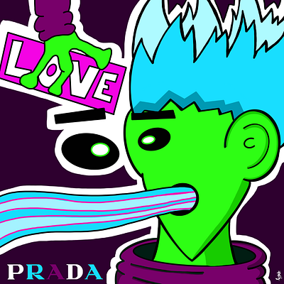LOVE animation branding graphic design logo