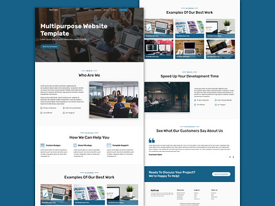 ReThink - Multipurpose Website Template html htmlcss landing page landing page design ui design web design website template