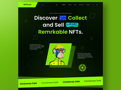 NFTstock Website Ui Design. app design bold website ui design dark website hire designer inspiration landing page landing page ui design dark marketplace nft marketplace website premium website design pro web designer trending website design ui ui desing ui ux designer ux ux design web ui design website deign