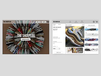 A E-commerce shop UI design 3d branding design graphic design illustration logo typography ui ux vector