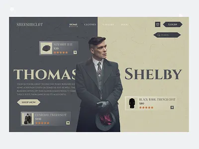 SHEESHHCLOT | Clothes Store classic clean cold design film graphic design landing page retro sheeshhh ui ux vintage website