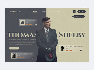 SHEESHHCLOT | Clothes Store classic clean cold design film graphic design landing page retro sheeshhh ui ux vintage website