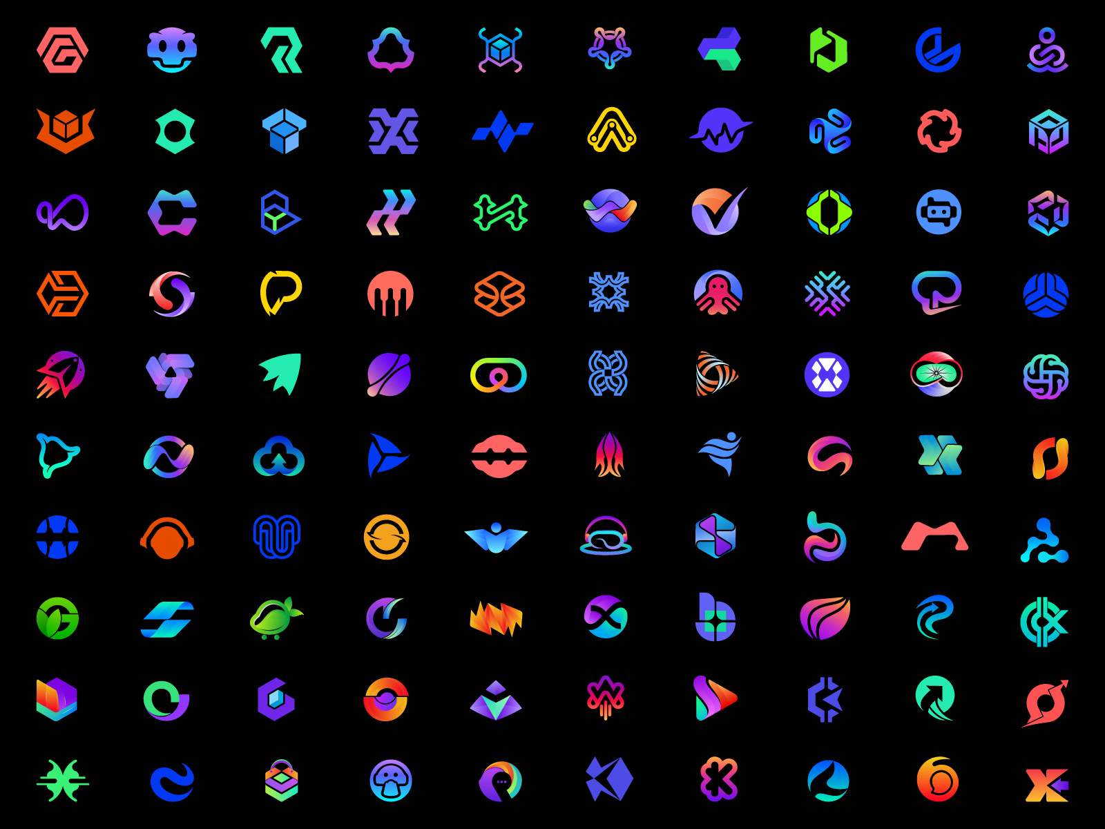 100 Logo collection | Logo Trend 2023 by Touhid | Logo Designer on Dribbble