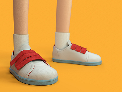 Feet 3d cinema 4d feet sneaker