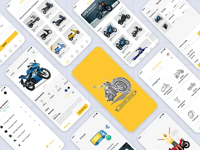 E-commerce (Bike) App 3d animation app branding design graphic design icon illustration logo ui