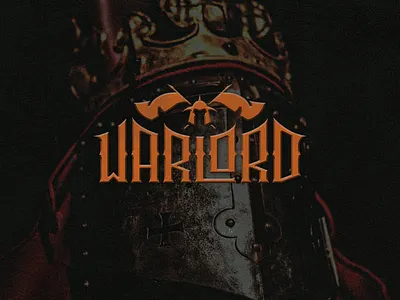 WARLORD design gold illustration inspiration letter lettering logo lord vector warrior