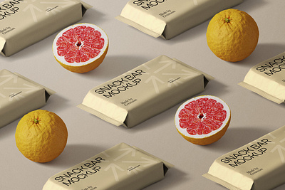 Bar Mockups With Grapefruits Isometric coffee