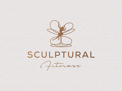 SculpturalFitness design fitness logo sculpture vector