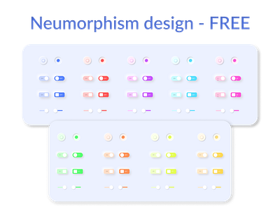 Neomorphs Buttons - FREE TO USE buttondesign design figma graphic design illu illustration neumorphism design free neumorphs ui vector