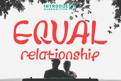 Equal Relationship Font branding font design design font display font font illustration logo logo font love love font modern font romance font romantic romantic font typeface valentine valentine font