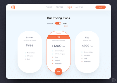 Pricing Page #dailyuichallenge29 branding business card dailyui dailyui29 dailyuichallenge day29 design figma illustration logo typography ui ux vector