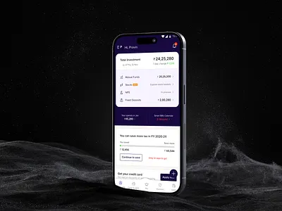 Case Study: Mobile Landing Screen app design casestudy crypto design finance fintech insurance interaction design loans ui uiux design ux ux research