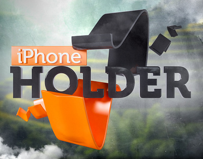 iPhone holder 3d graphic design ukrainian