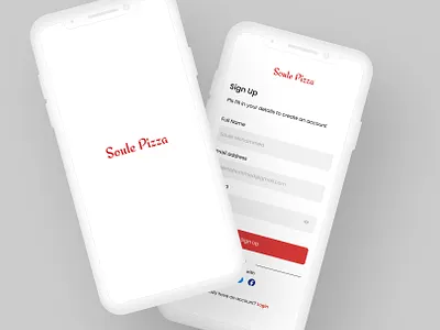 Sign Up Page app branding design graphic design mobile app ui ux