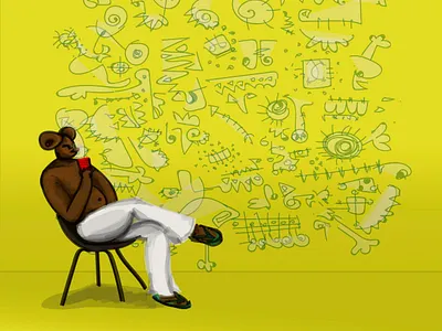 Outside graphic design illustration