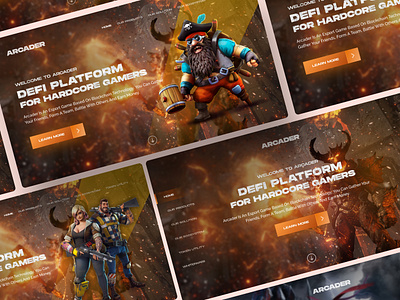 Metaverse NFT Gaming Landing page Design gaming landing page metaverse metaverse game nft nft game