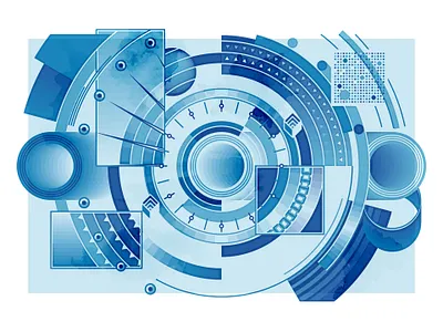 Abstract composition #9 2d design graphic design illustration