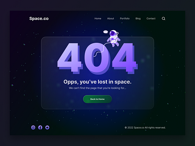 Website 404 page design 404 404 page creative daily ui dark theme figma figma design ibrahim mahbub modern website design product design ui user experiance user interface ux web design web ui website 404 website 404 page website design website user interface